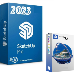 Sketchup Pro 2023 + Vray 6 Permanente Para Windows