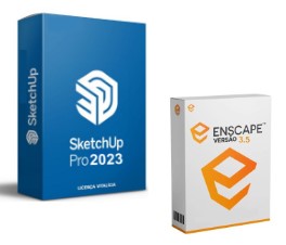 Sketchup Pro 2023 + Enscape 3.5 Permanente Para Windows